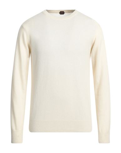 Mp Massimo Piombo Man Sweater Cream Size Xxl Cashmere In White