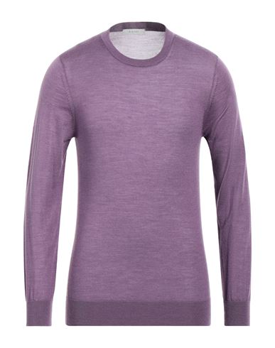Diktat Man Sweater Mauve Size S Merino Wool, Silk, Cashmere In Purple