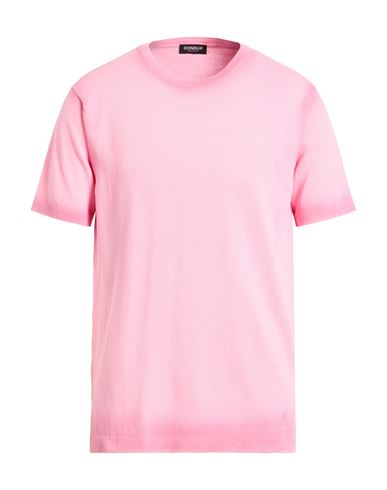 Dondup Man Sweater Pink Size 38 Cotton In Pink