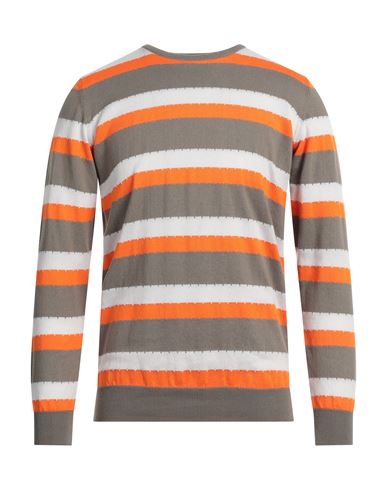 Rossopuro Man Sweater Orange Size 4 Wool