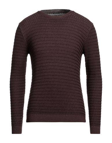 Retois Man Sweater Dark Brown Size L Merino Wool