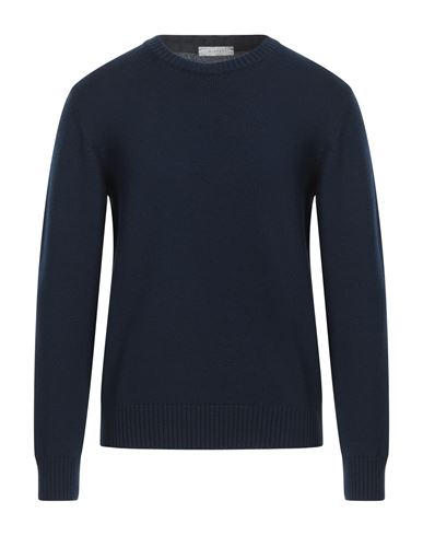 Shop Diktat Man Sweater Navy Blue Size Xxl Merino Wool