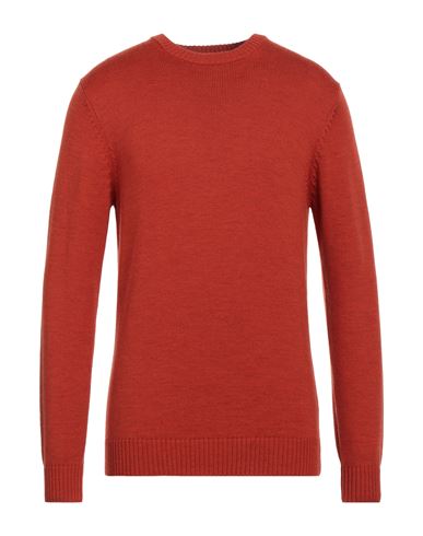 Diktat Man Sweater Orange Size L Merino Wool