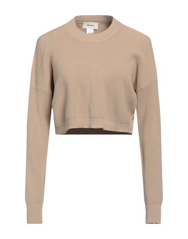 Vicolo Woman Sweater Sand Size Onesize Viscose, Polyester In Beige