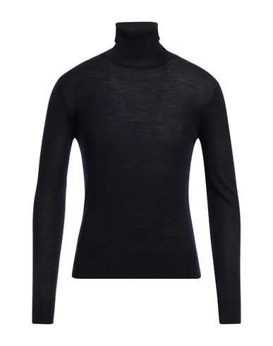 Irish Crone Man Turtleneck Midnight Blue Size Xl Acrylic, Alpaca Wool, Polyamide, Wool In Blue