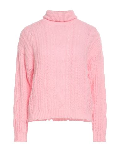 Aniye By Woman Turtleneck Pink Size S Polyamide, Alpaca Wool, Wool