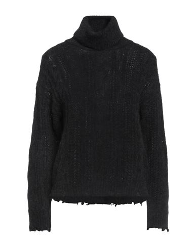 Aniye By Woman Turtleneck Black Size Xs Polyamide, Alpaca Wool, Wool