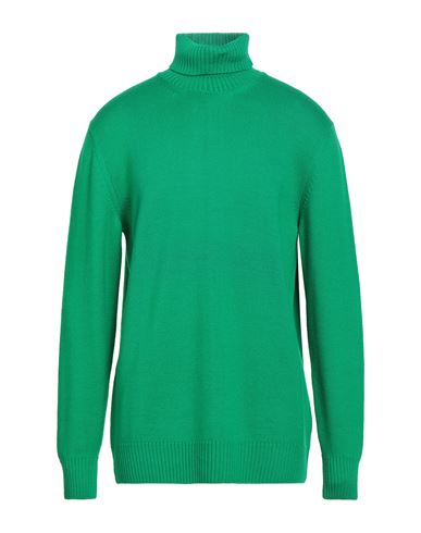 Altea Man Turtleneck Green Size Xxl Virgin Wool In Green