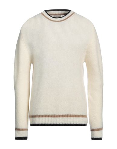White Over Man Sweater Beige Size Xl Mohair Wool, Polyamide, Merino Wool