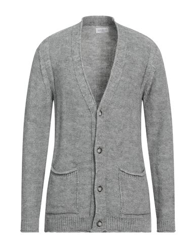 Bellwood Man Cardigan Grey Size 42 Acrylic, Alpaca Wool, Wool, Viscose