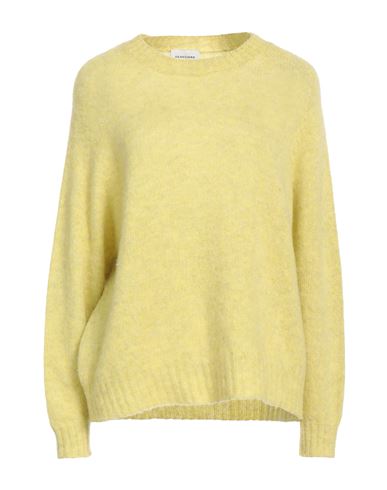 Scaglione Woman Sweater Acid Green Size Xl Merino Wool