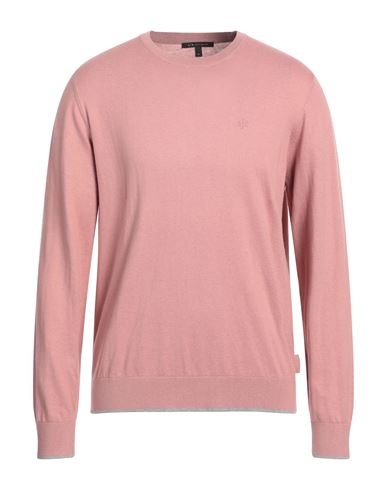 Armani Exchange Man Sweater Salmon Pink Size S Cotton, Cashmere