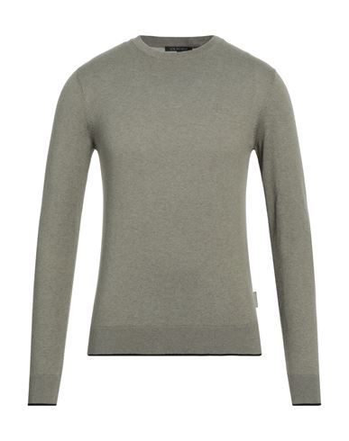 Armani Exchange Man Sweater Military Green Size S Cotton, Cashmere