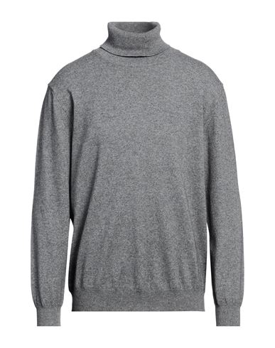 Shop Bellwood Man Turtleneck Grey Size 46 Cotton, Wool, Cashmere