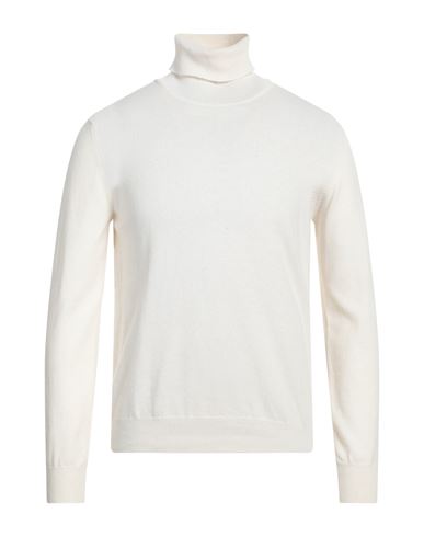 Bellwood Man Turtleneck Ivory Size 36 Cotton, Wool, Cashmere In White