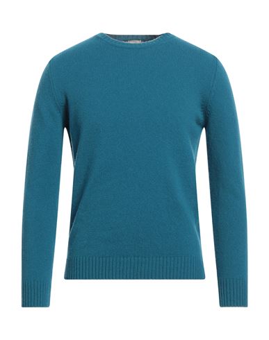 H953 Man Sweater Azure Size 46 Wool In Blue