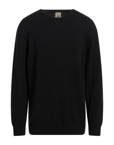H953 Man Sweater Black Size 44 Wool