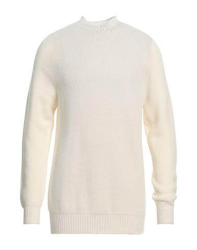 Viadeste Man Turtleneck Cream Size 44 Virgin Wool In White