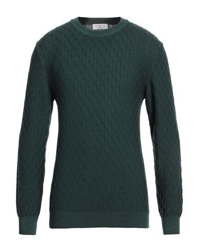 Bellwood Man Sweater Dark Green Size 44 Merino Wool