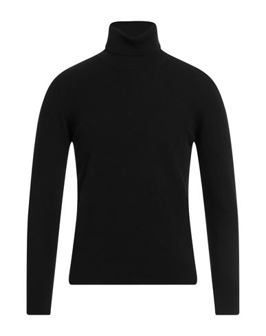 Altea Man Turtleneck Black Size Xxl Virgin Wool In Black