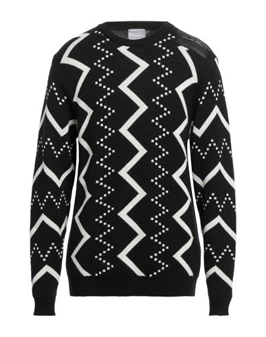 Gaelle Paris Gaëlle Paris Man Sweater Black Size L Merino Wool, Acrylic