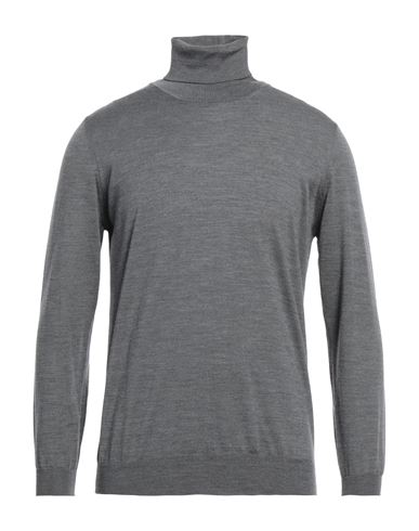 Simon Gray. Man Turtleneck Lead Size 3xl Merino Wool In Grey