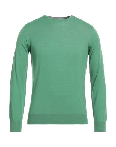 Shop Della Ciana Man Sweater Green Size 38 Merino Wool