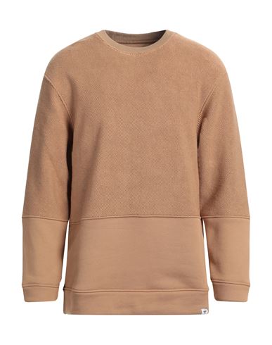 Woc Writing On Cover Man Sweatshirt Camel Size L Cotton In Beige