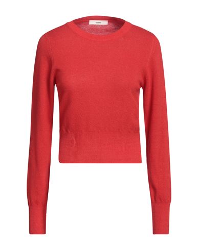 Suoli Woman Sweater Tomato Red Size 6 Cashmere, Wool