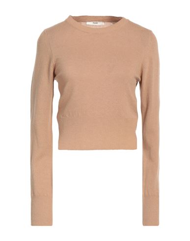 Suoli Woman Sweater Camel Size 8 Cashmere, Wool In Beige