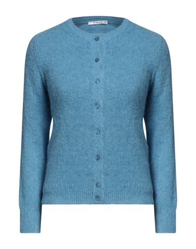 Kangra Cashmere Kangra Woman Twin Set Light Blue Size 4 Alpaca Wool, Polyamide, Wool In Blue