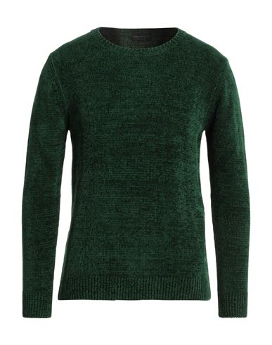 Luca Bertelli Man Sweater Green Size L Acrylic, Viscose