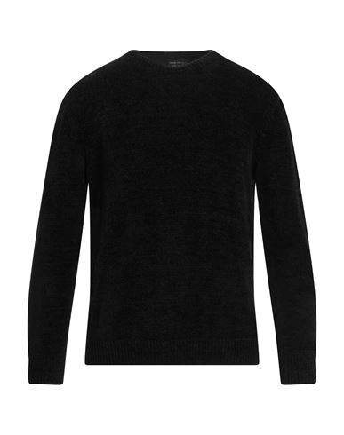 Luca Bertelli Man Sweater Black Size S Acrylic, Viscose