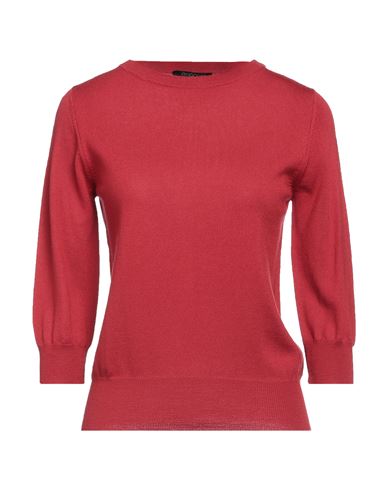 Aragona Woman Sweater Red Size 8 Merino Wool