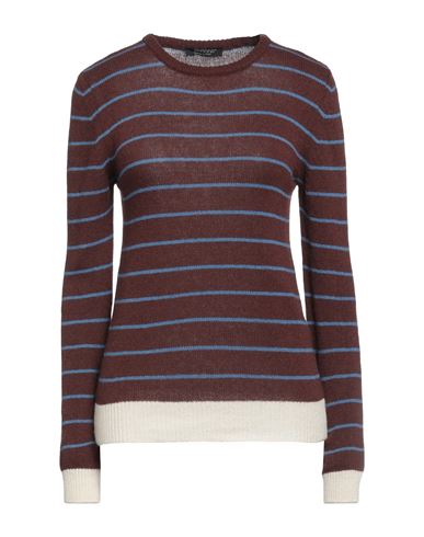 Aragona Woman Sweater Brown Size 4 Cashmere