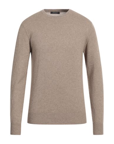 Aragona Man Sweater Khaki Size 44 Cashmere In Beige