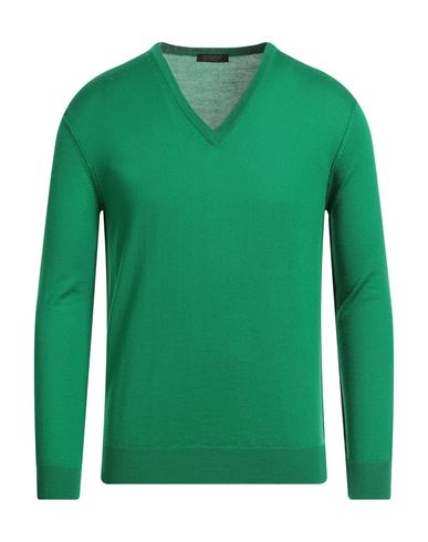 Aragona Man Sweater Green Size 44 Wool