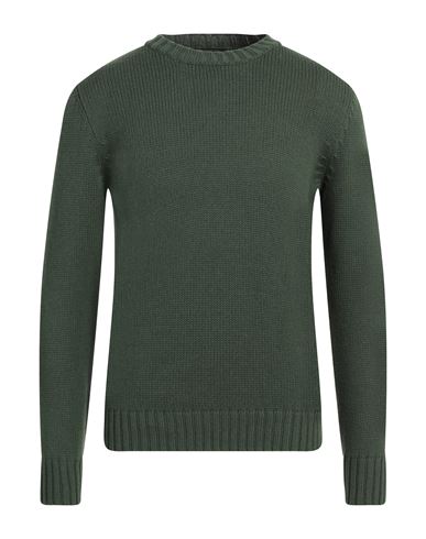 Aragona Man Sweater Military Green Size 36 Wool, Cashmere