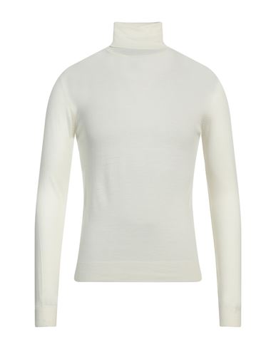 L.b.m 1911 L. B.m. 1911 Man Turtleneck Ivory Size 40 Virgin Wool In White