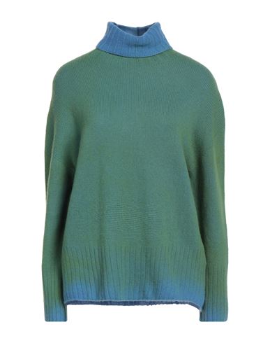 Shop Aragona Woman Turtleneck Light Blue Size 4 Wool, Cashmere