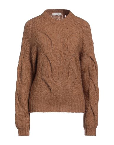 Suoli Woman Sweater Camel Size 4 Acrylic, Alpaca Wool, Wool, Polyamide In Beige
