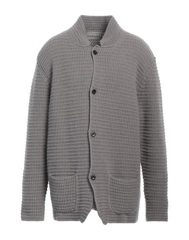 Shop Original Vintage Style Man Cardigan Grey Size L Merino Wool, Cashmere