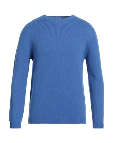 Aragona Man Sweater Light Blue Size 44 Wool, Cashmere
