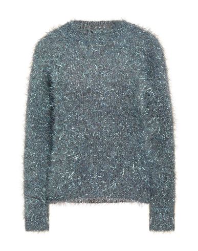 Tessa . Woman Sweater Slate Blue Size M Polyester, Polyamide