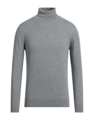 Ferrante Man Turtleneck Grey Size 44 Merino Wool