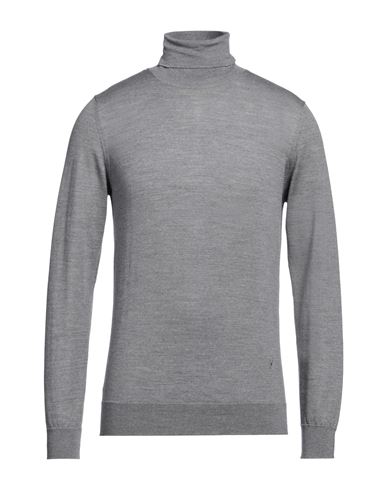 Isaia Man Turtleneck Grey Size 3xl Wool
