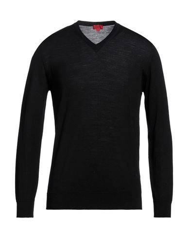 Isaia Man Sweater Black Size 3xl Wool