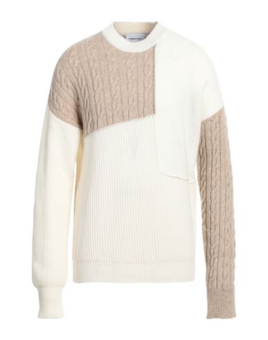 Atomofactory Man Sweater Ivory Size M Wool, Polyamide, Virgin Wool, Cashmere In White