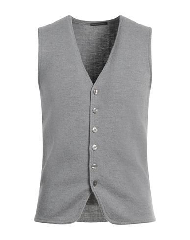 Thomas Reed Man Cardigan Grey Size 3xl Merino Wool