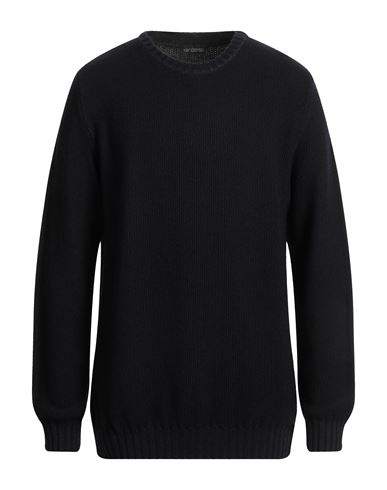 Ken Barrell Man Sweater Midnight Blue Size 3xl Merino Wool